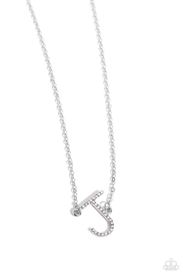 INITIALLY Yours - J - Multi - Paparazzi Necklace Image