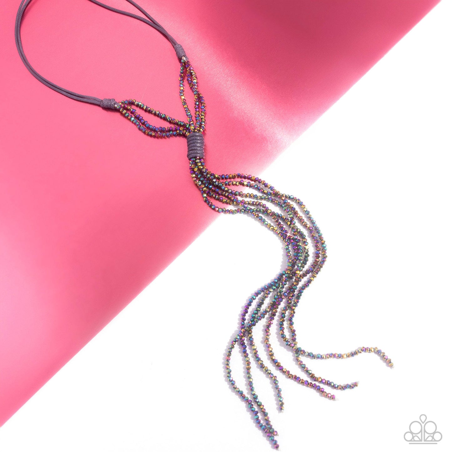Paparazzi Necklace ~ Knotted Karma - Silver
