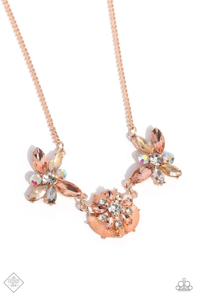 Soft-Hearted Series - Rose Gold - Paparazzi Necklace Image
