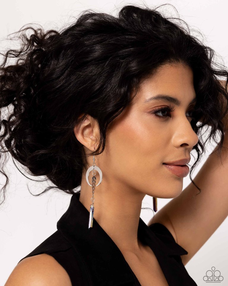 Lounging Laurel - Multi - Paparazzi Earring Image