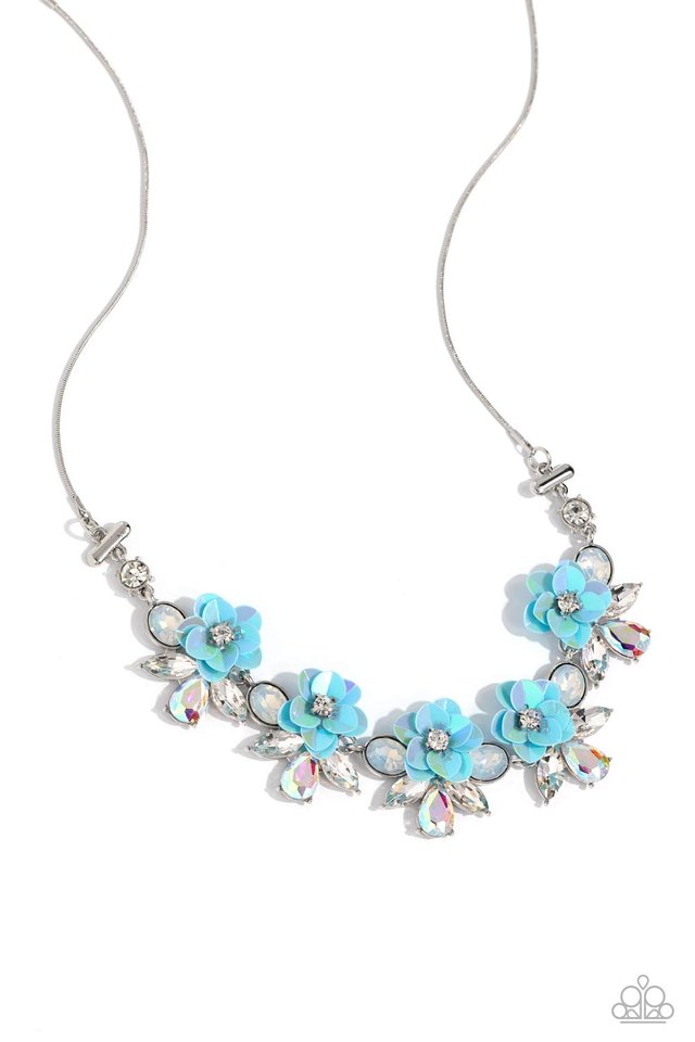 Ethereally Enamored - White - Paparazzi Necklace Image
