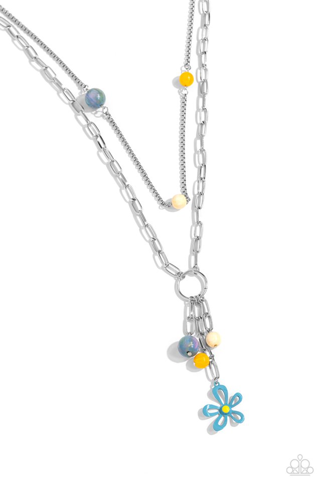 Seize the Swirls - Blue - Paparazzi Necklace Image