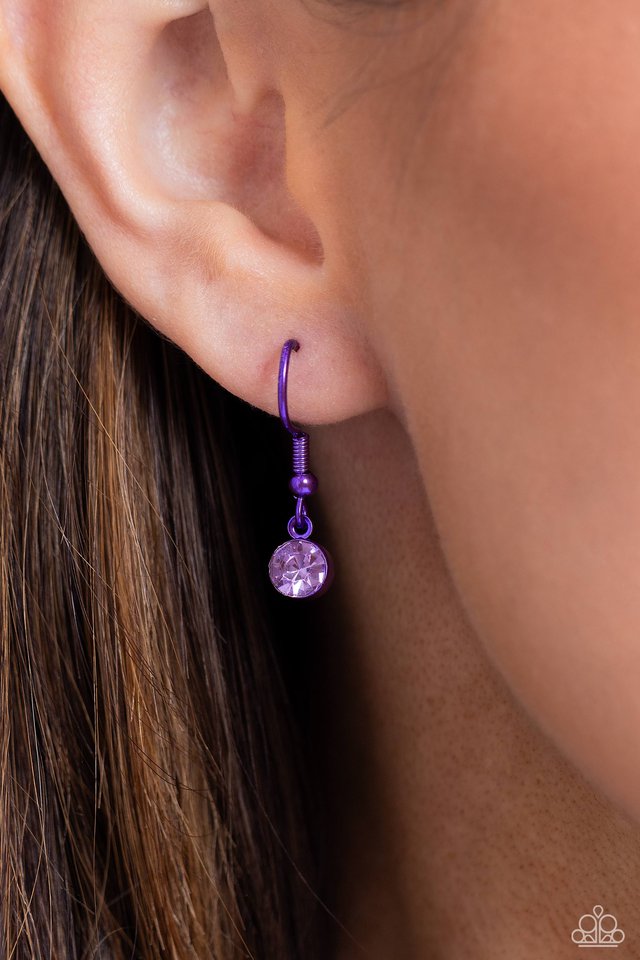 Low-Key Lovestruck - Purple - Paparazzi Necklace Image