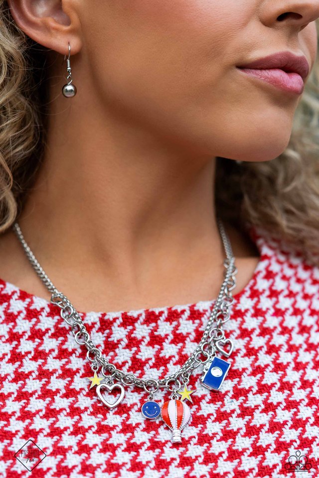 Tourist Timeline - Multi - Paparazzi Necklace Image