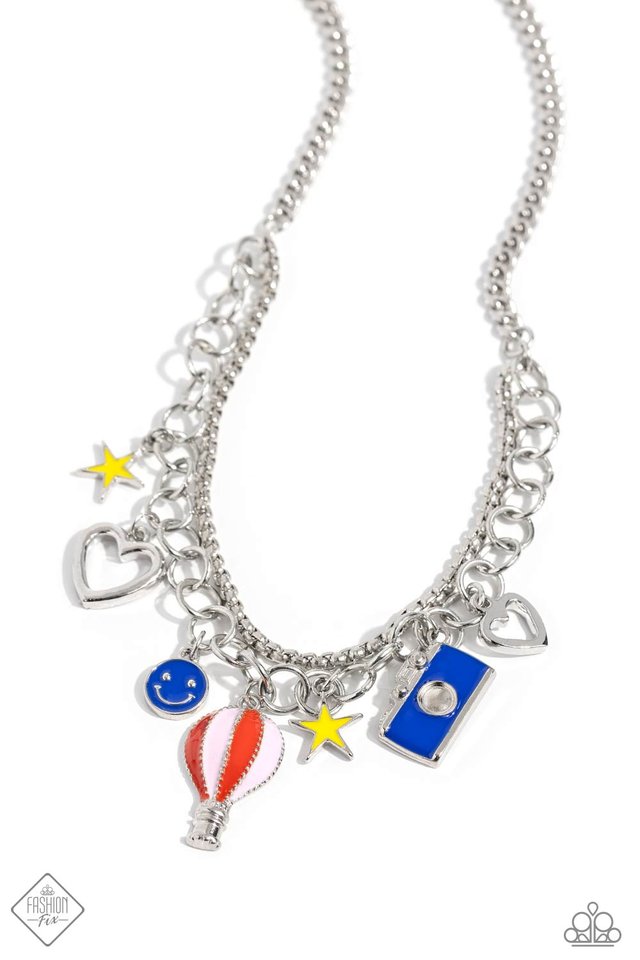 Tourist Timeline - Multi - Paparazzi Necklace Image