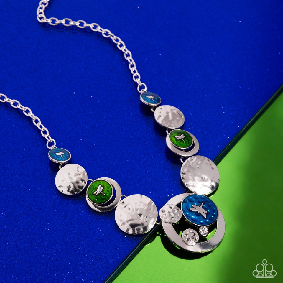 Dragonfly Design - Multi - Paparazzi Necklace Image