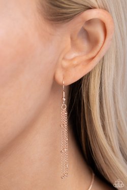 Initial Elegance - Rose Gold - C - Paparazzi Necklace Image