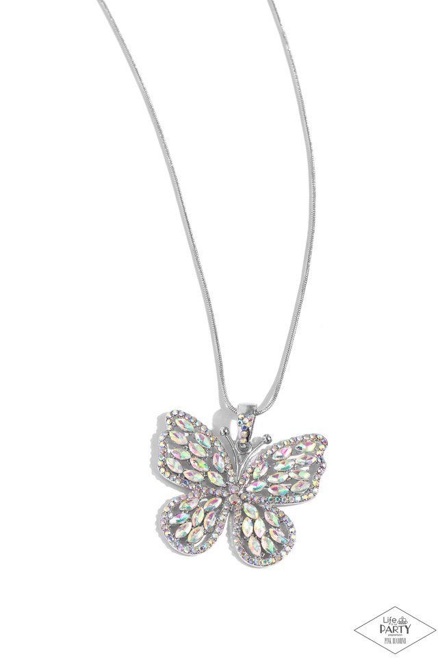 Fame and FLUTTER - Multi - Paparazzi Necklace Image
