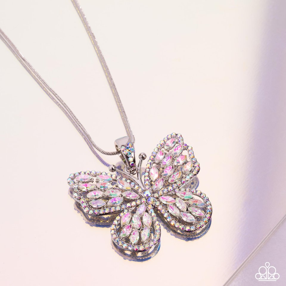 Fame and FLUTTER - Multi - Paparazzi Necklace Image