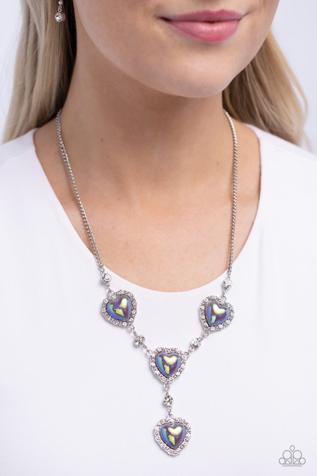 Stuck On You - Silver - Paparazzi Necklace Image