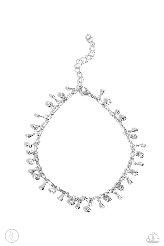 Sprinkled Selection - White - Paparazzi Bracelet Image