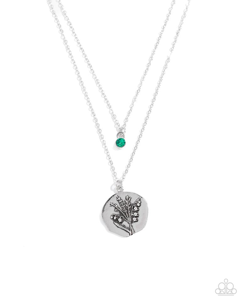 Birthstone Beauty - Green - Paparazzi Necklace Image