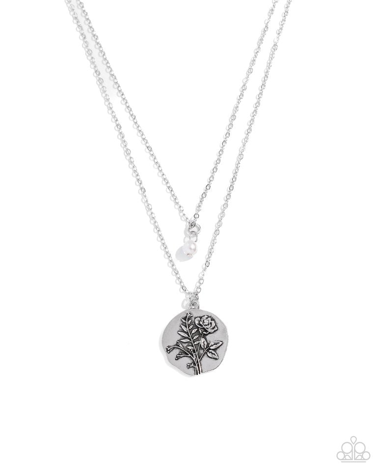 Birthstone Beauty - White - Paparazzi Necklace Image