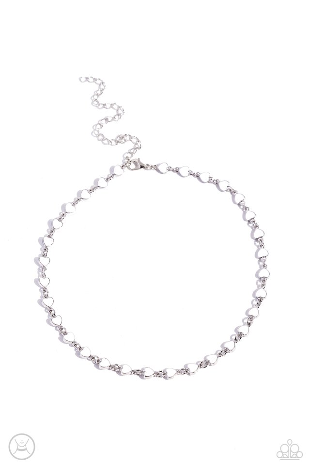 Dancing Dalliance - White - Paparazzi Necklace Image