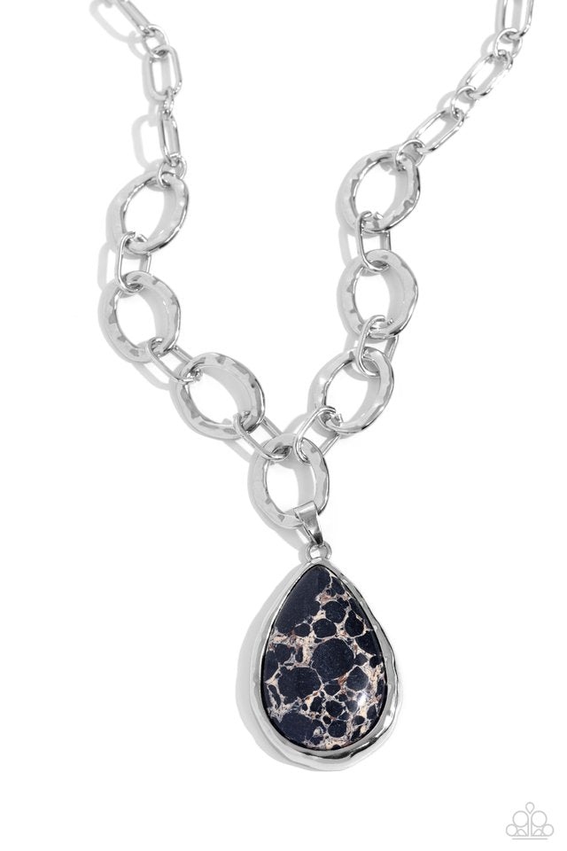 Tangible Tranquility - Black - Paparazzi Necklace Image