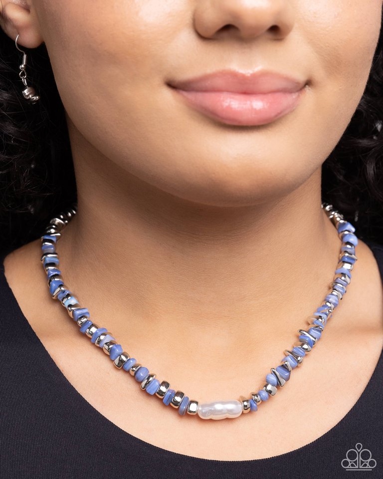 Seasonal Socialite - Blue - Paparazzi Necklace Image