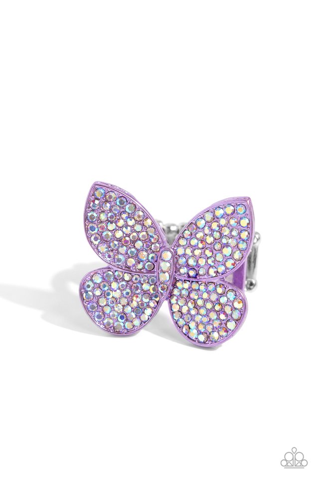 Aerial Ambassador - Purple - Paparazzi Ring Image