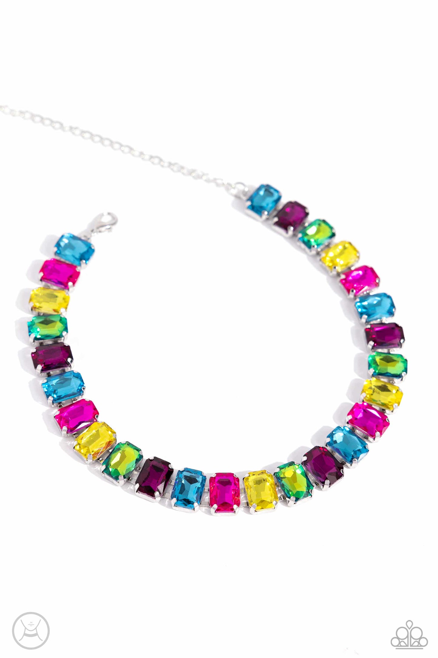 Paparazzi Necklace ~ Ecstatic Emeralds - Multi