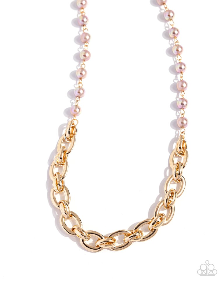 Dual Daydream - Brown - Paparazzi Necklace Image