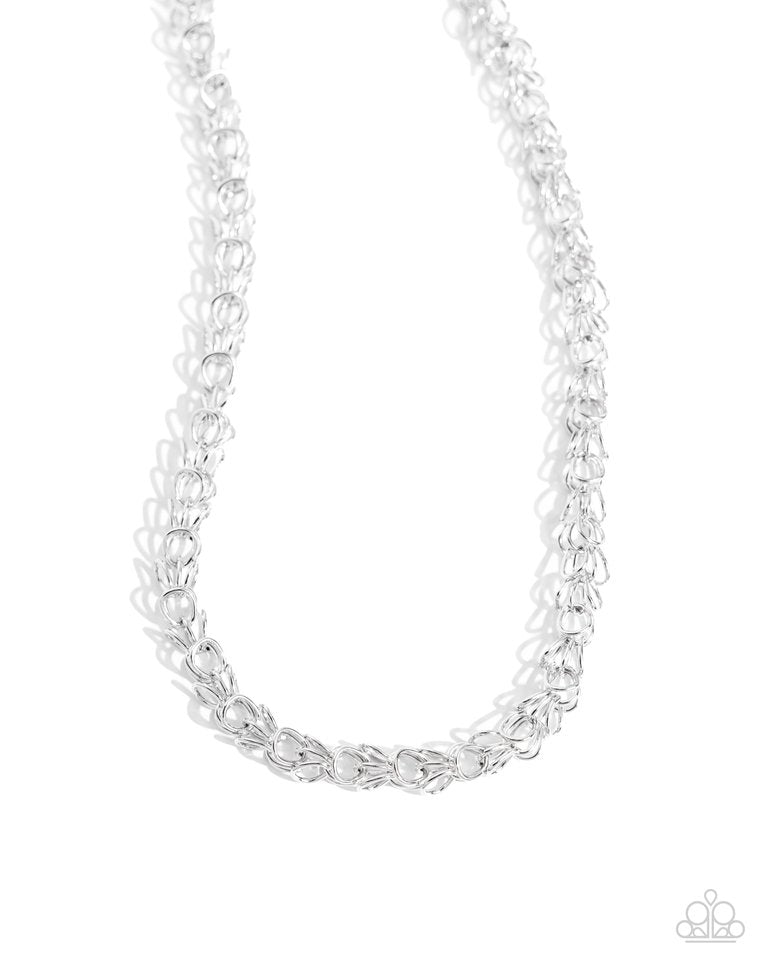 Industrial Influence - Silver - Paparazzi Necklace Image