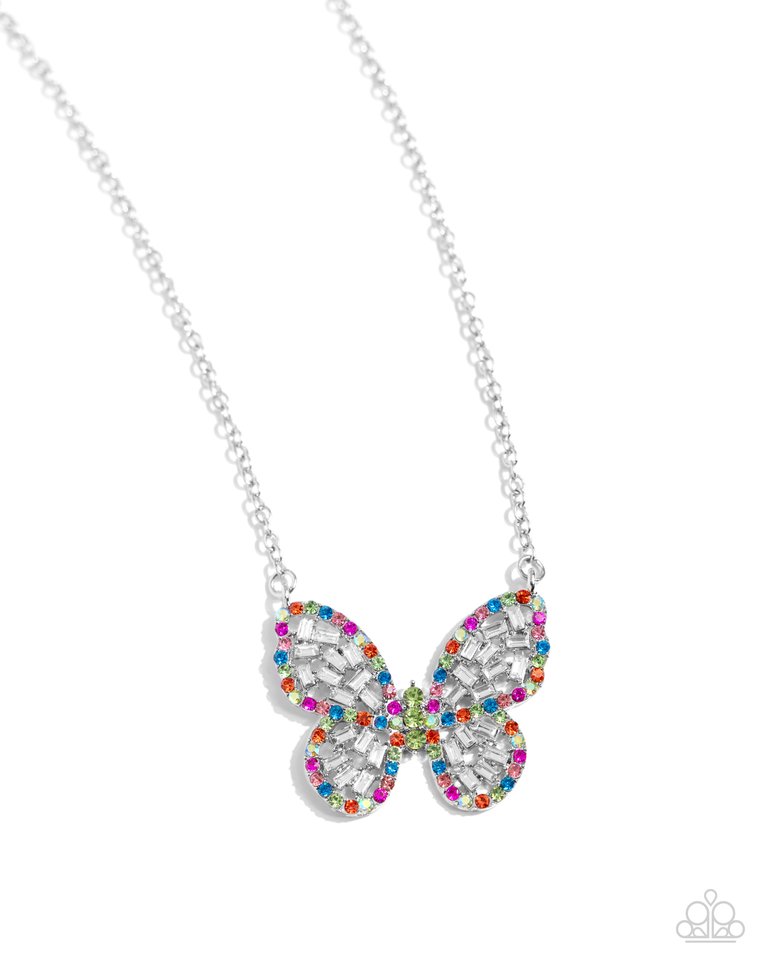 Aerial Academy - Green - Paparazzi Necklace Image
