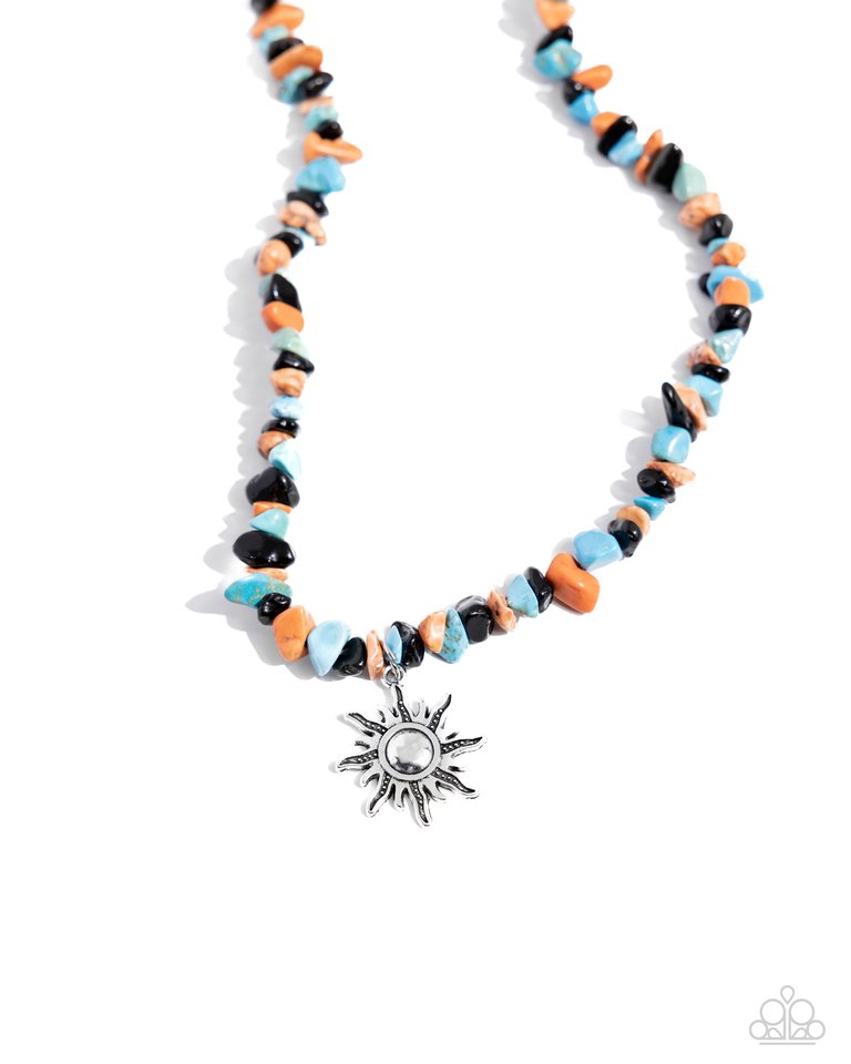 Dancing In The Sunlight - Black - Paparazzi Necklace Image