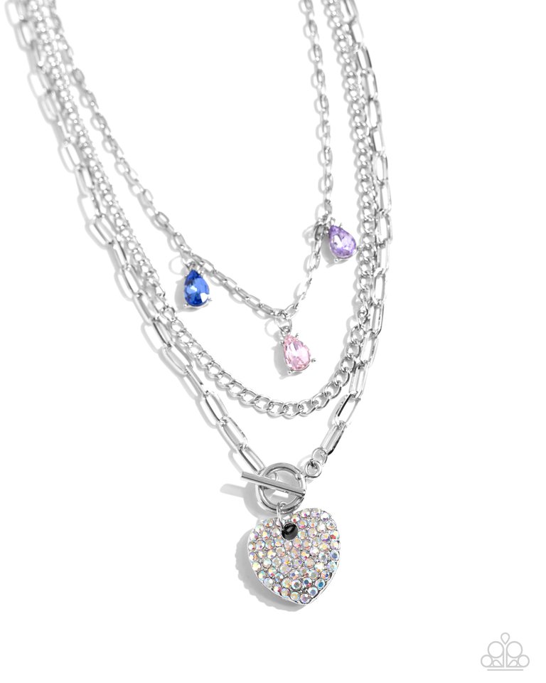 HEART History - Multi - Paparazzi Necklace Image