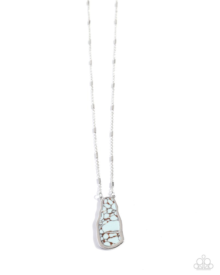 Set to Stun - Blue - Paparazzi Necklace Image