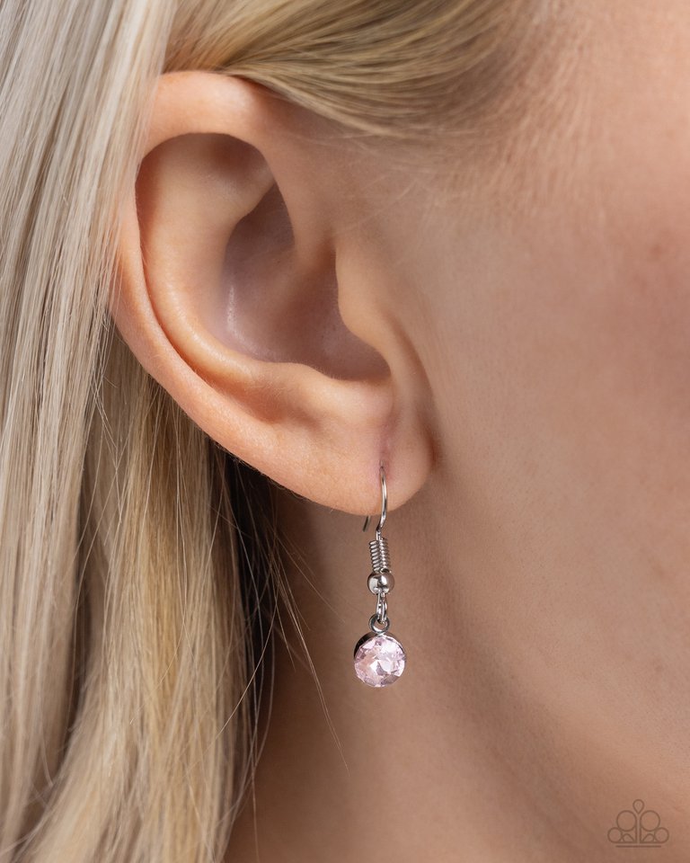 Padlock Possession - Pink - Paparazzi Necklace Image