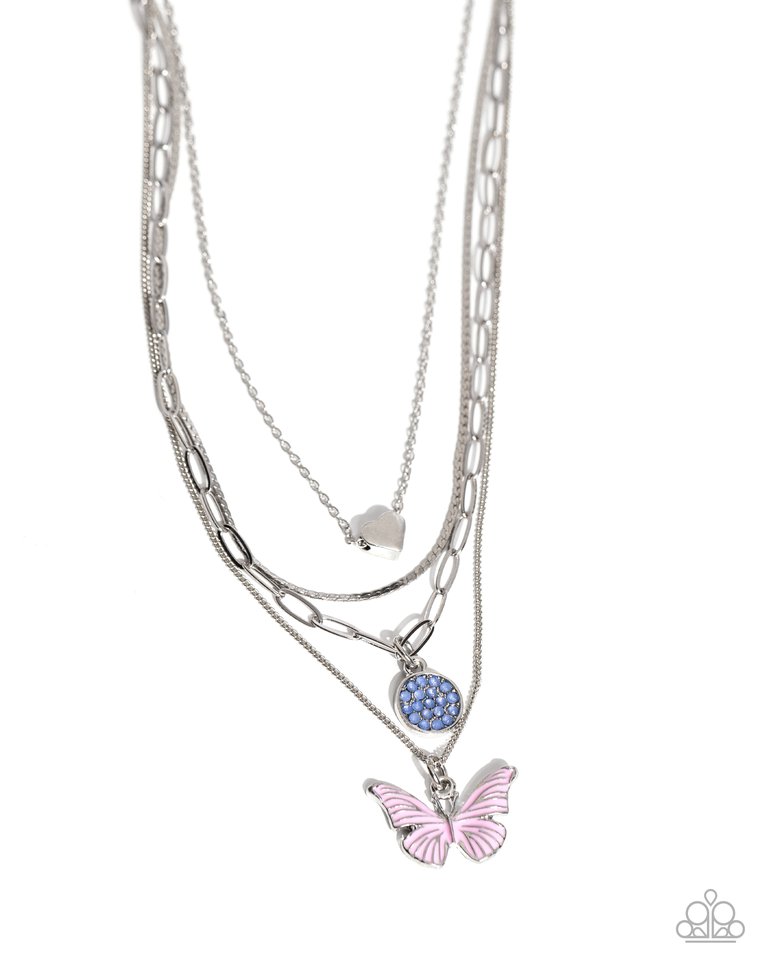 Whimsical Wardrobe - Pink - Paparazzi Necklace Image