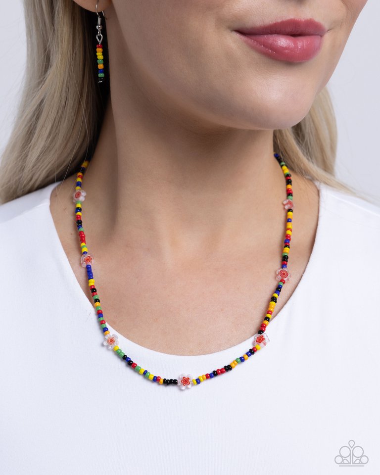 Candyland Craze - Red - Paparazzi Necklace Image