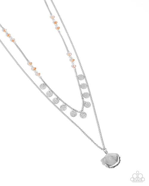 Beachy Balance - Orange - Paparazzi Necklace Image