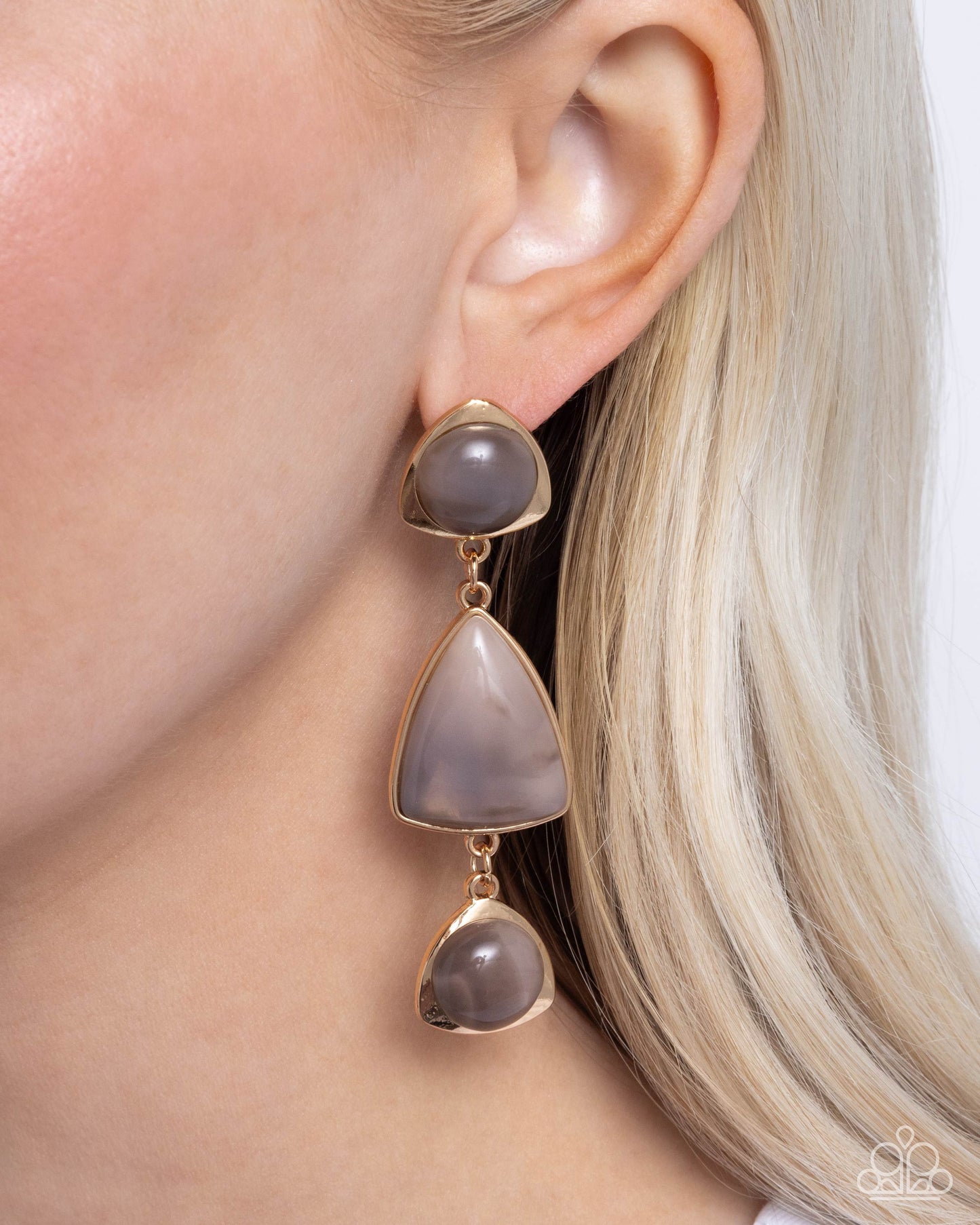 Foreign Exchange - Brown - Paparazzi Earring Image
