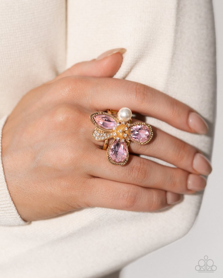 FLORAL Excellence - Pink - Paparazzi Ring Image