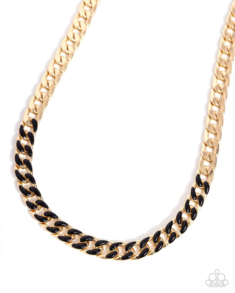 Painted Problem - Black - Paparazzi Necklace Image