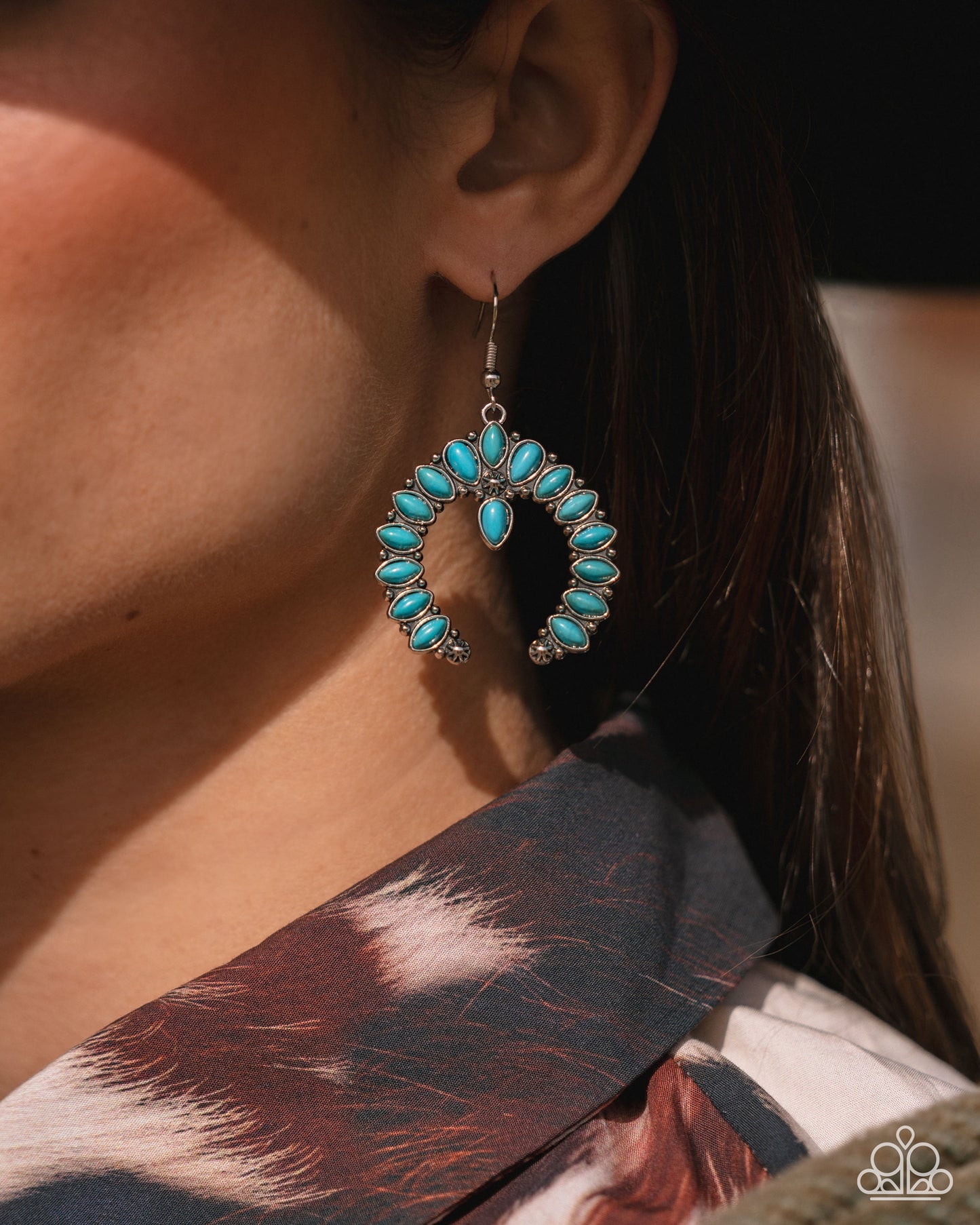 Universal Utopia - Blue - Paparazzi Earring Image