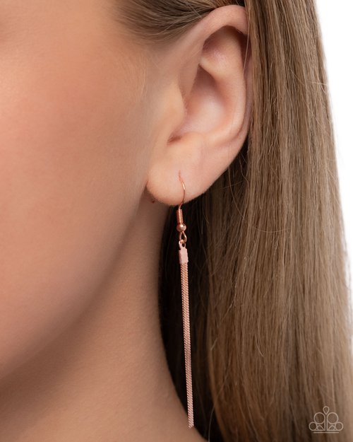 Ladylike Legato - Copper - Paparazzi Necklace Image