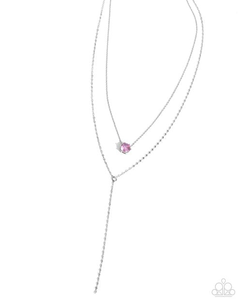 Well-Being Whimsy - Pink - Paparazzi Necklace Image