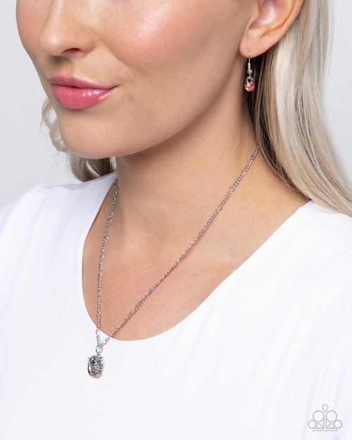 Where Do BUTTERFLIES Go? - Orange - Paparazzi Necklace Image