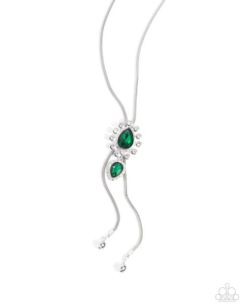 London Layers - Green - Paparazzi Necklace Image