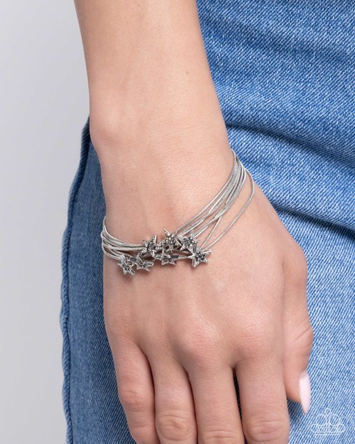 Guest Star - Silver - Paparazzi Bracelet Image