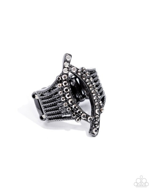 Fearless Framework - Black - Paparazzi Ring Image