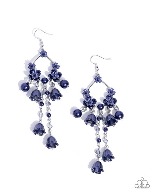 Harmonious Heir - Blue - Paparazzi Earring Image