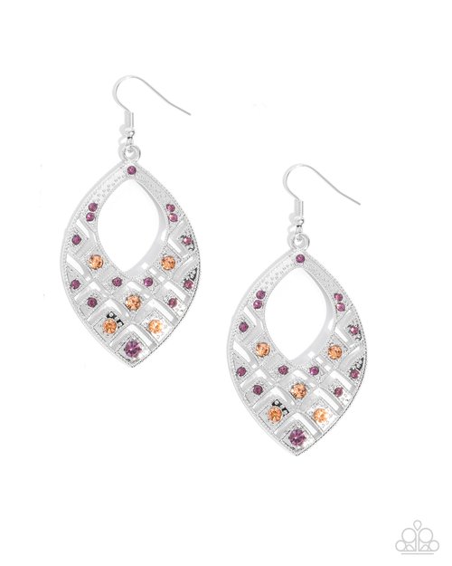 Glittery Gaze - Paparazzi Earring Image