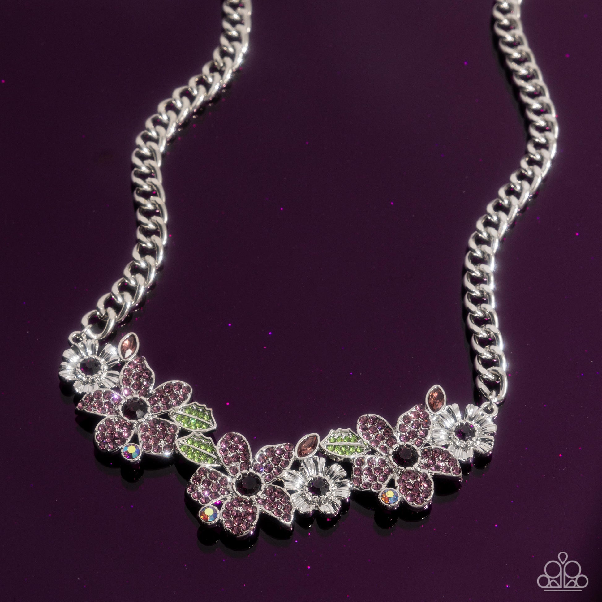 Guiding Garden - Purple - Paparazzi Necklace Image