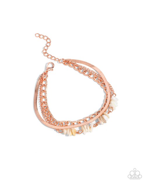 Gracious Host - Copper - Paparazzi Bracelet Image