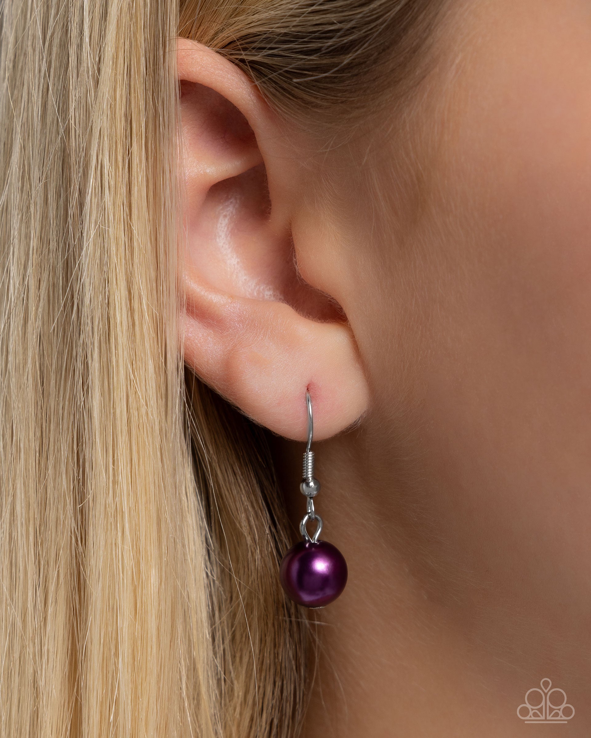 Settled Shimmer - Purple - Paparazzi Necklace Image