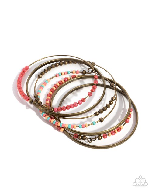 Seed Bead Shimmer - Paparazzi Bracelet Image