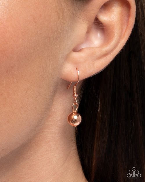 Coming Around - Copper - Paparazzi Necklace Image