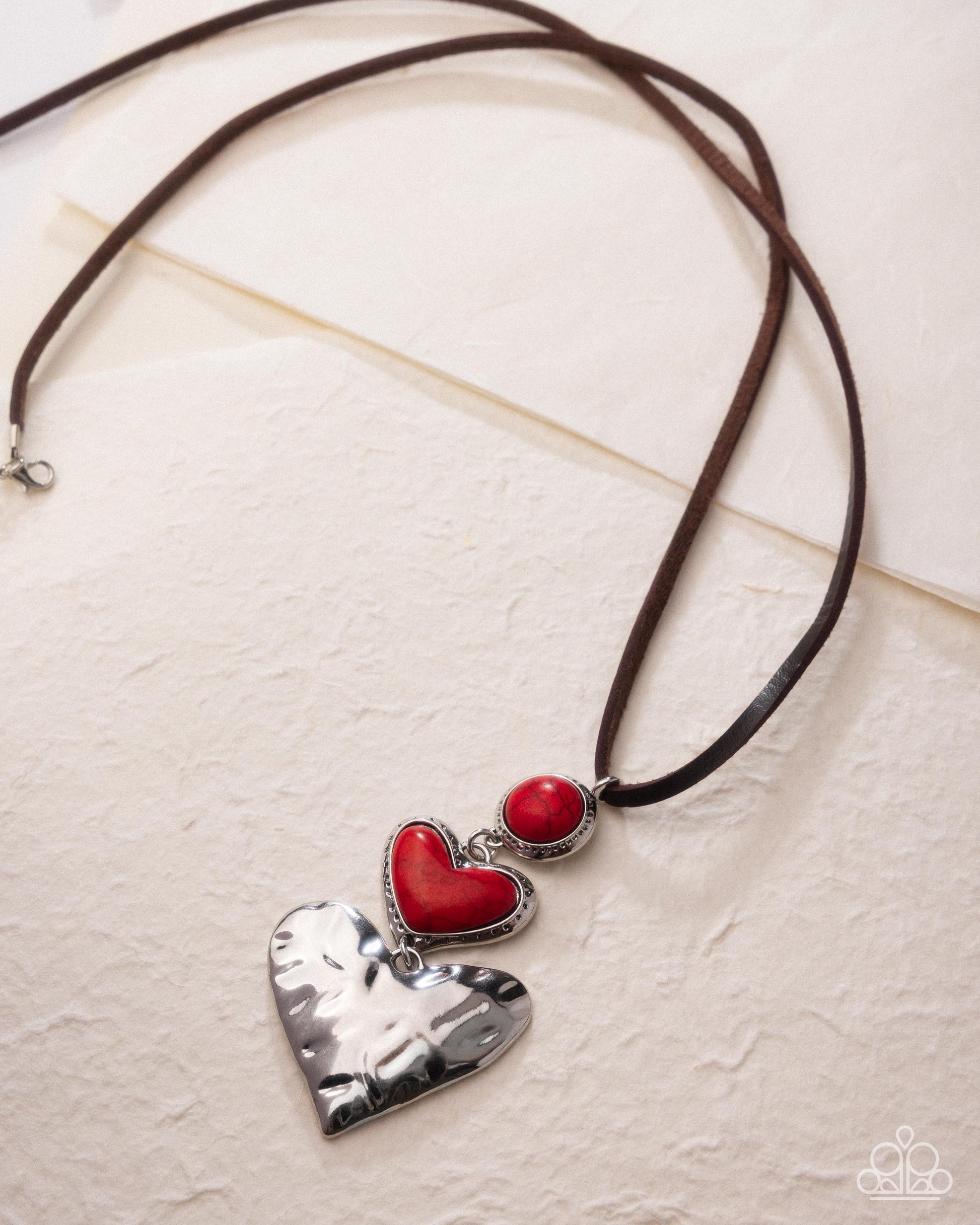 Romantic Refuel - Red - Paparazzi Necklace Image